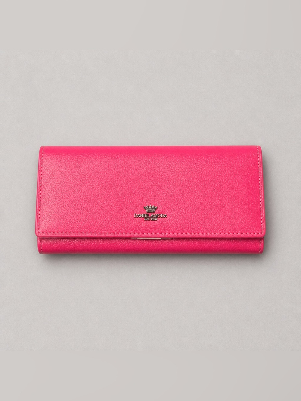 Daniela Moda Hot Pink Leather Wallet